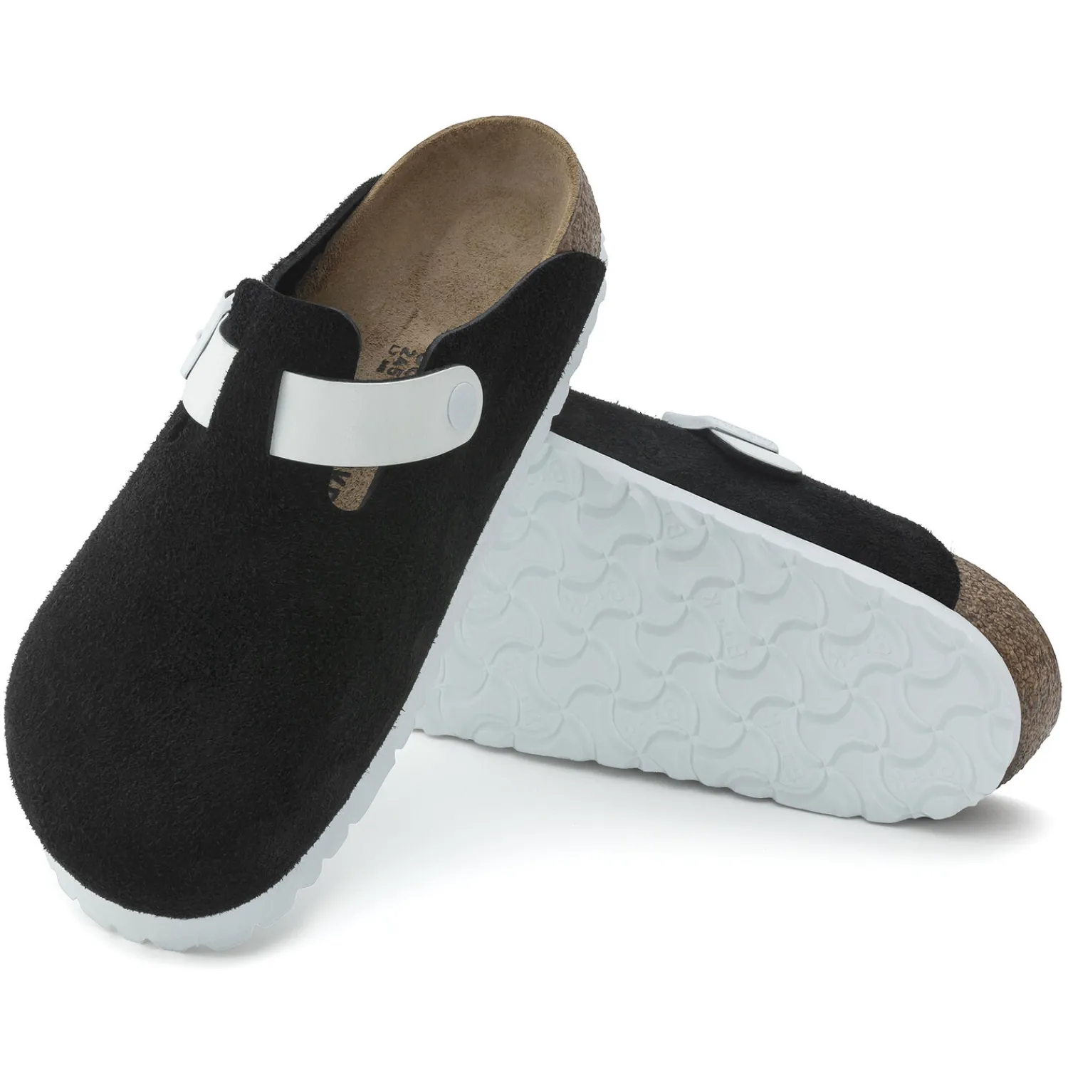Online Birkenstock Boston Black White