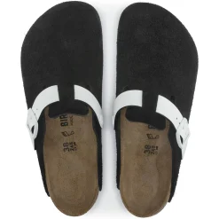 Online Birkenstock Boston Black White
