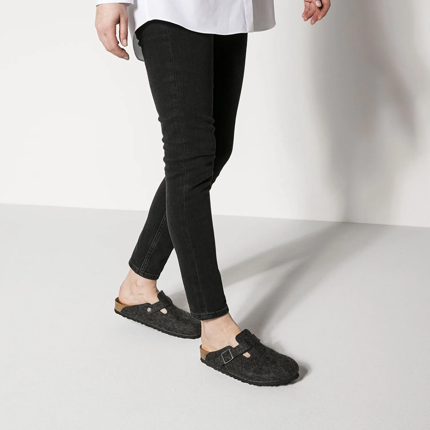 Online Birkenstock Boston Anthracite
