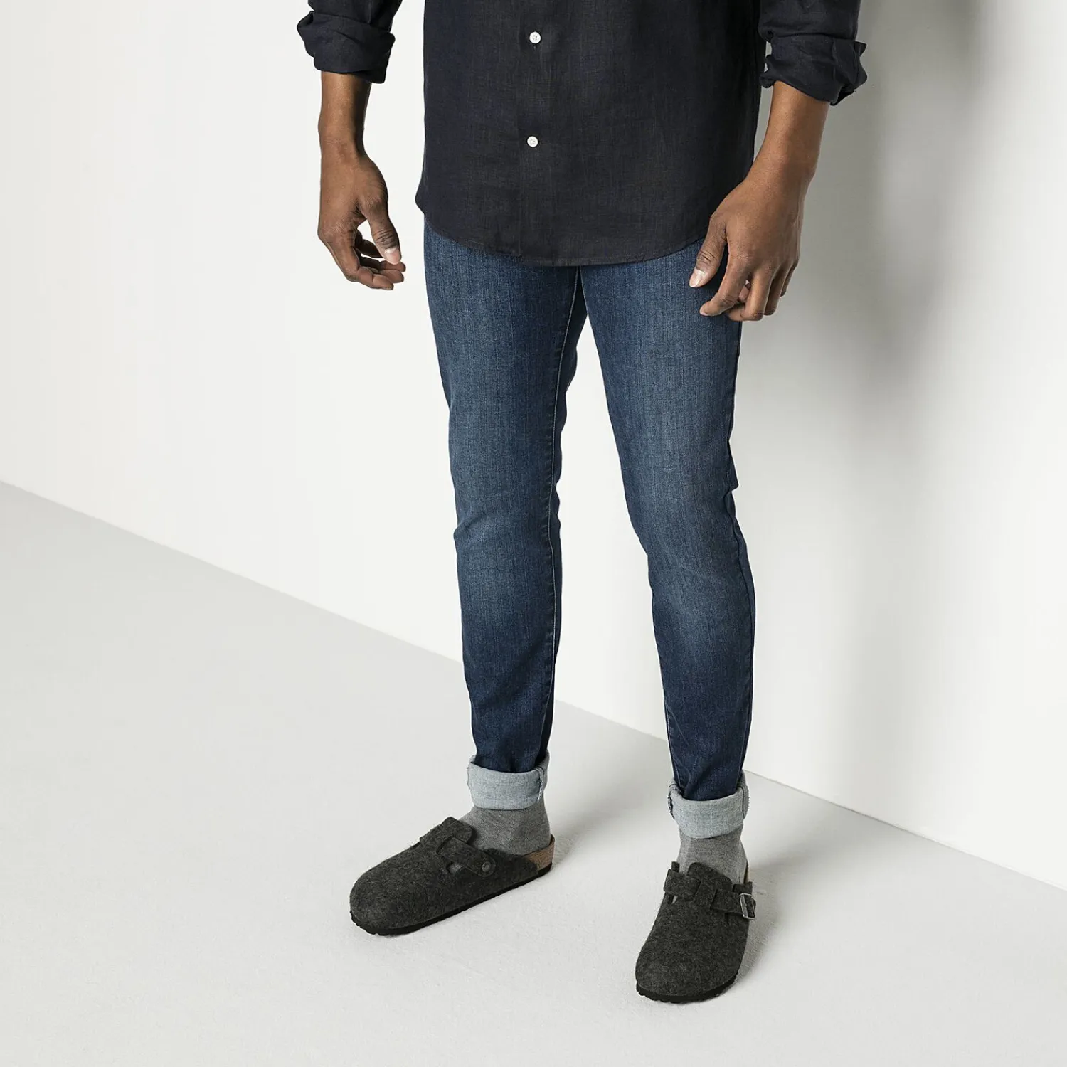 Online Birkenstock Boston Anthracite