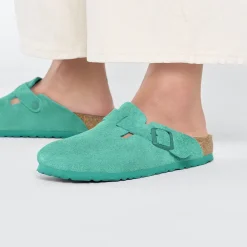 Shop Birkenstock Boston Vert Numerique