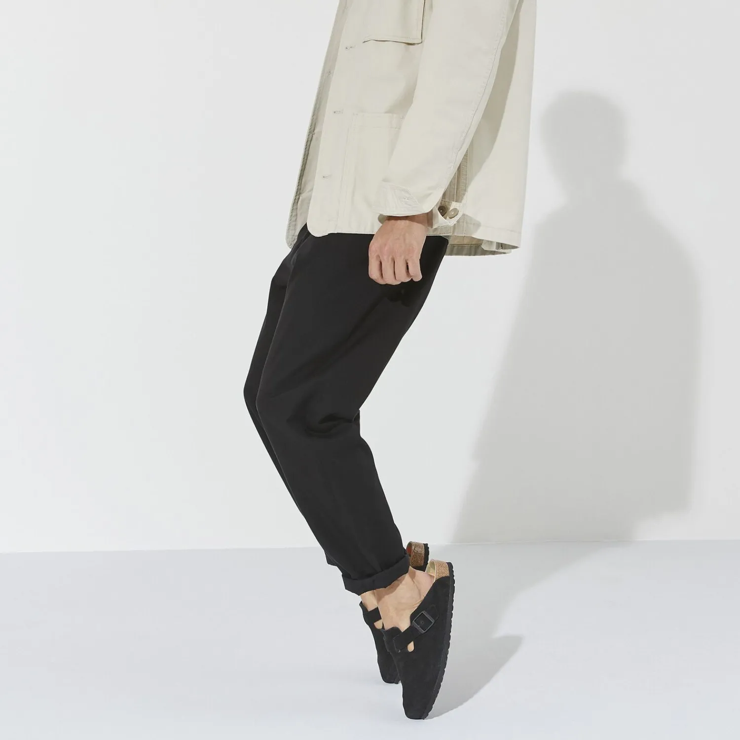 Cheap Birkenstock Boston Black