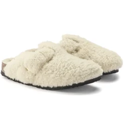 Shop Birkenstock Boston Big Buckle Eggshell