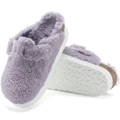 Discount Birkenstock Boston Big Buckle Platform Purple Fog