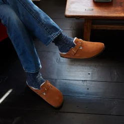 Online Birkenstock Boston En Fourrure D'Agneau Mink