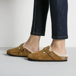 Online Birkenstock Boston En Fourrure D'Agneau Mink