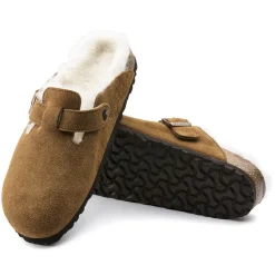 Online Birkenstock Boston En Fourrure D'Agneau Mink