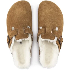 Online Birkenstock Boston En Fourrure D'Agneau Mink