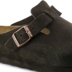 Cheap Birkenstock Boston Lit De Pied Souple Mocha