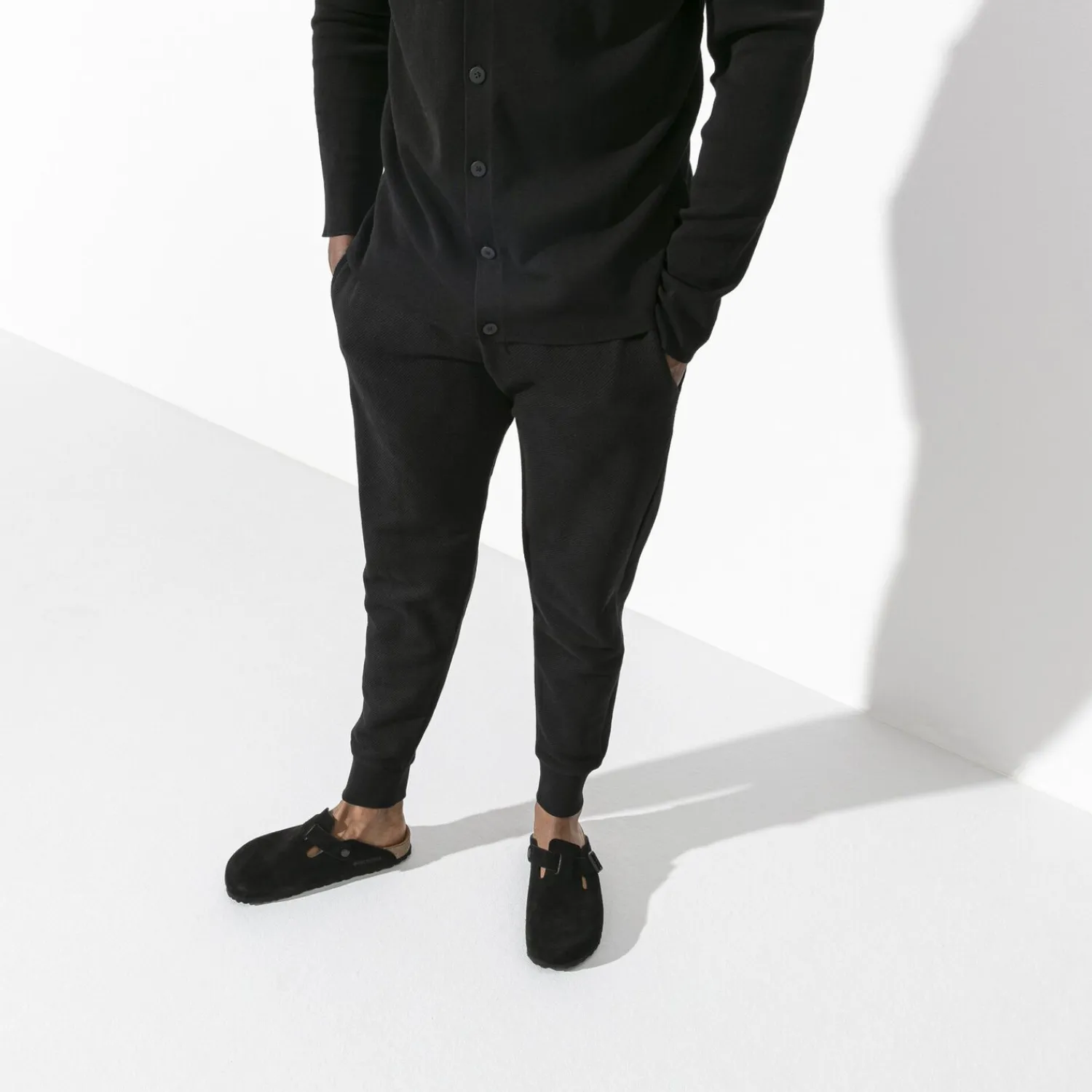 New Birkenstock Boston Lit De Pied Souple Black