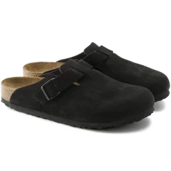 New Birkenstock Boston Lit De Pied Souple Black