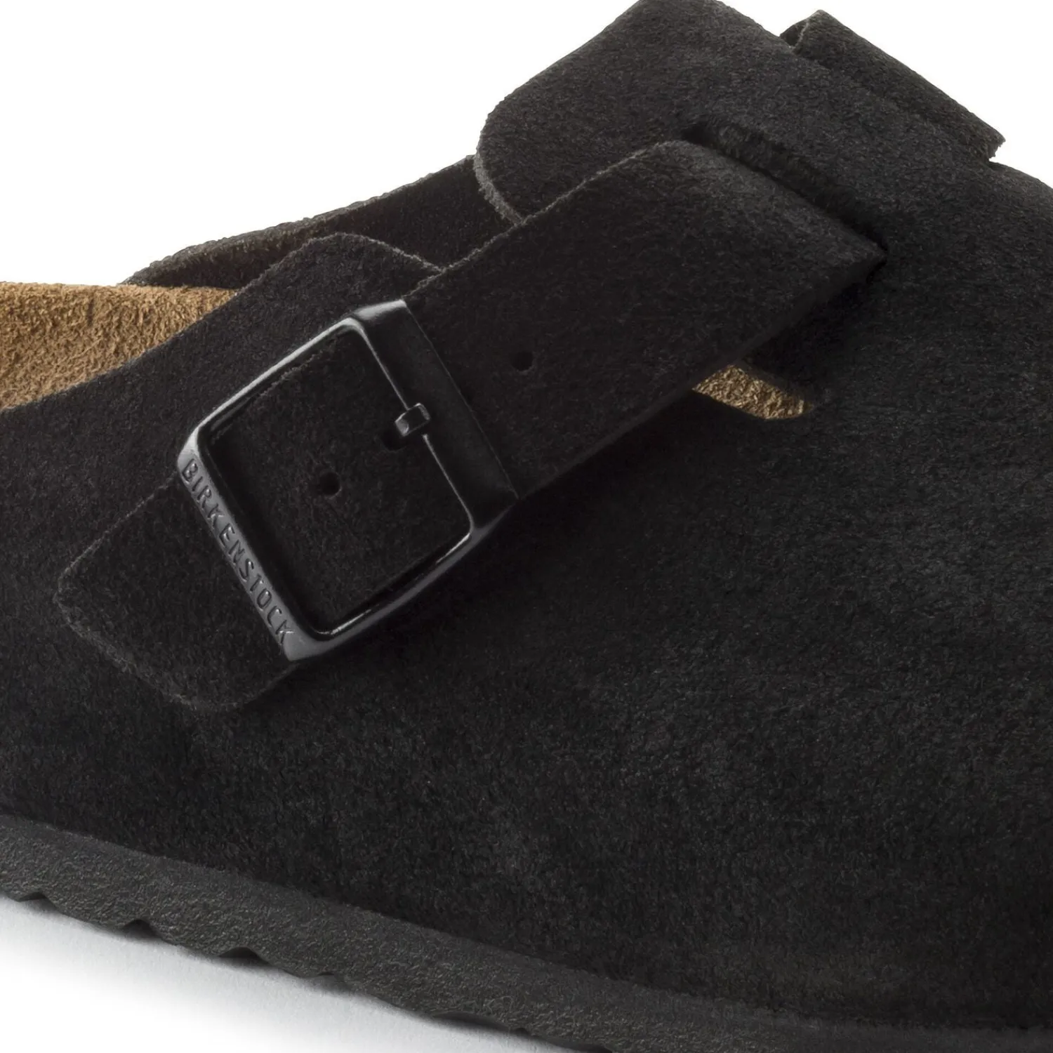 New Birkenstock Boston Lit De Pied Souple Black
