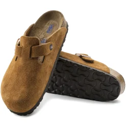 Sale Birkenstock Boston Lit De Pied Souple Mink