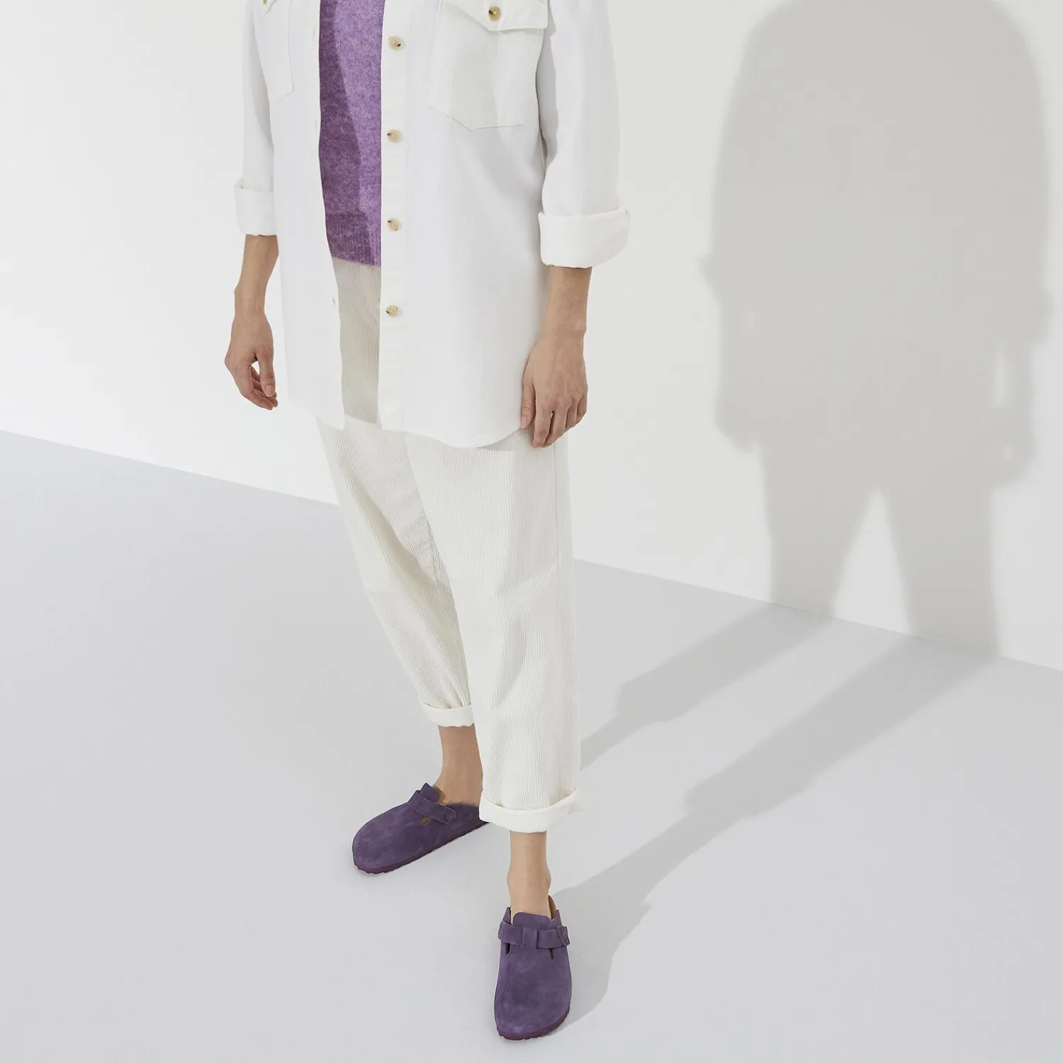 New Birkenstock Boston Lit De Pied Souple Wine