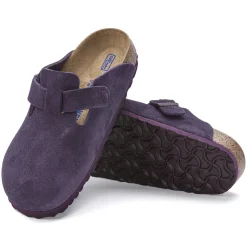 New Birkenstock Boston Lit De Pied Souple Wine
