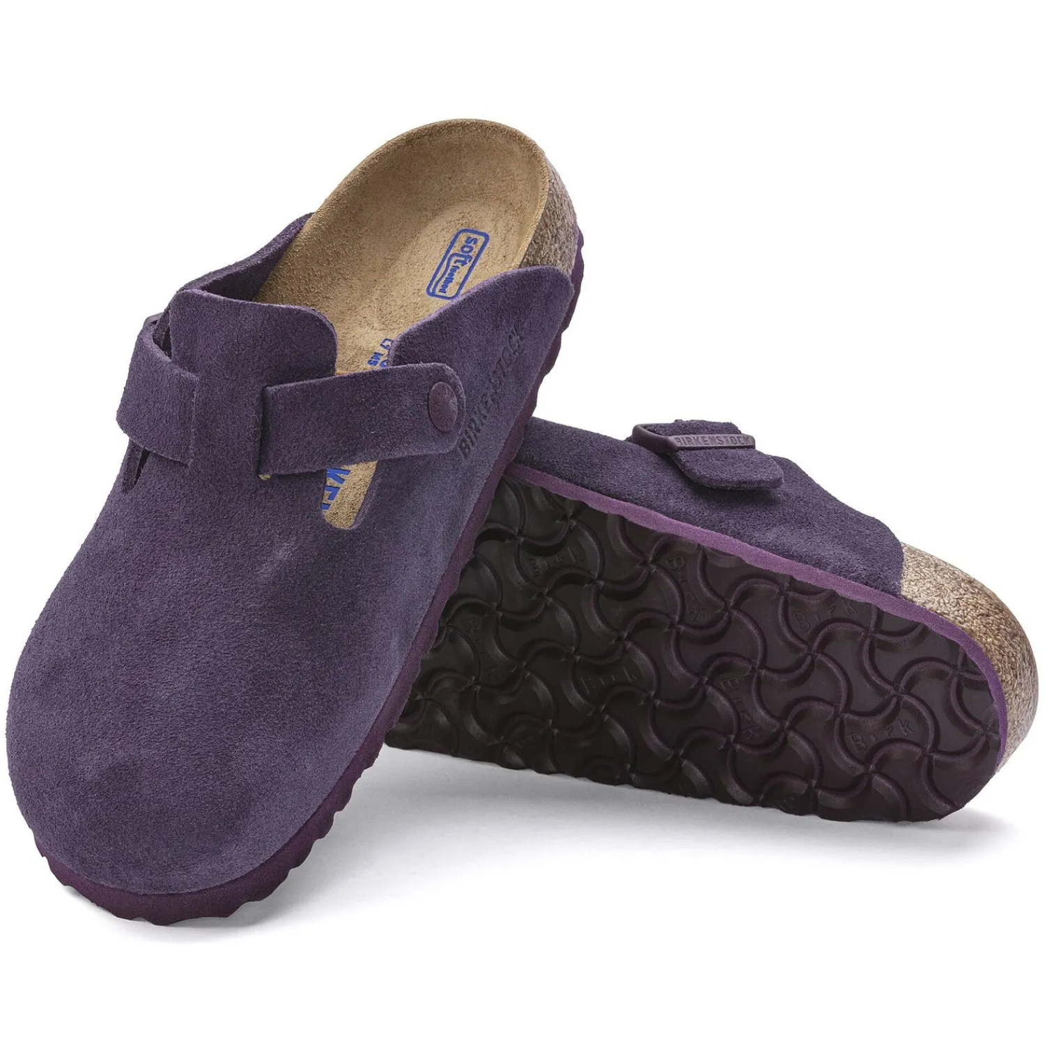 New Birkenstock Boston Lit De Pied Souple Wine