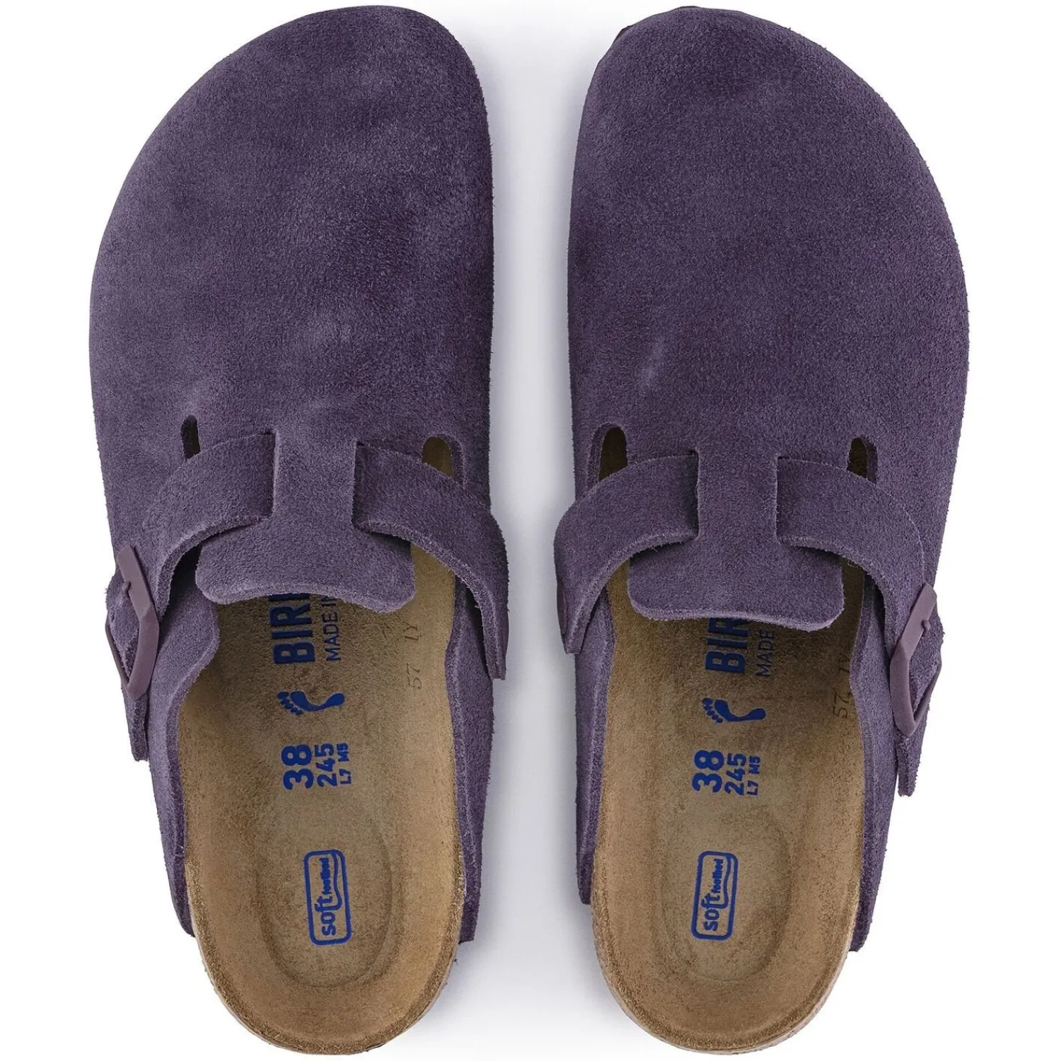 New Birkenstock Boston Lit De Pied Souple Wine