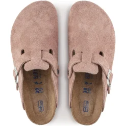 Hot Birkenstock Boston Lit De Pied Souple Pink Clay