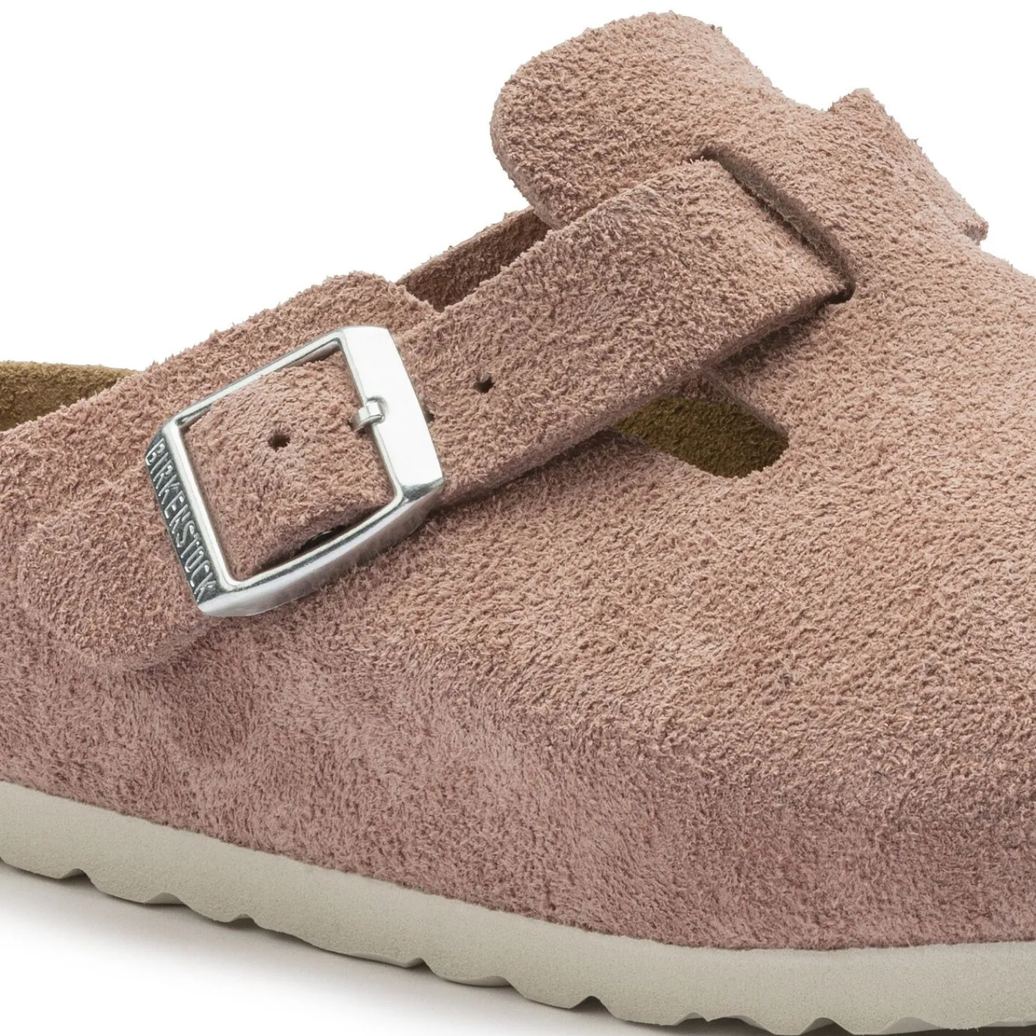 Hot Birkenstock Boston Lit De Pied Souple Pink Clay