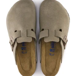 Cheap Birkenstock Boston Lit De Pied Souple Taupe
