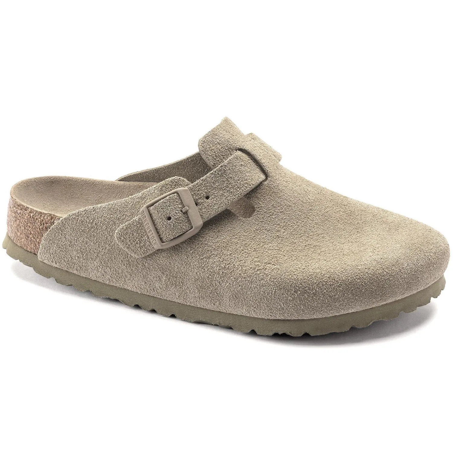 Outlet Birkenstock Boston Lit De Pied Souple Faded Khaki