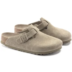 Outlet Birkenstock Boston Lit De Pied Souple Faded Khaki