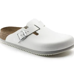 Discount Birkenstock Boston Super Grip White