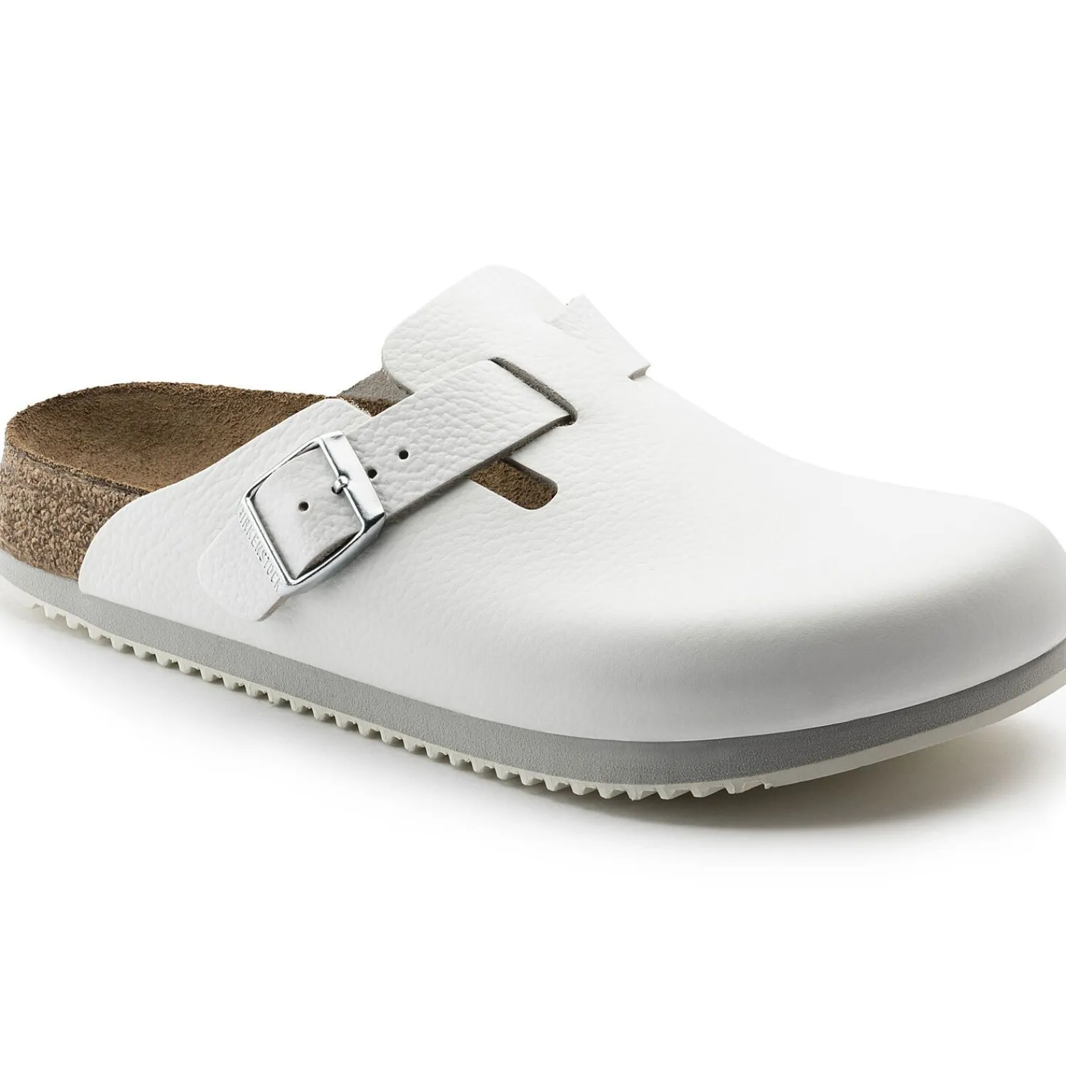 Discount Birkenstock Boston Super Grip White