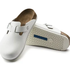 Discount Birkenstock Boston Super Grip White