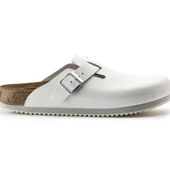 Discount Birkenstock Boston Super Grip White