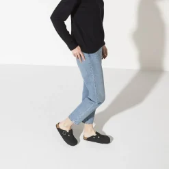 New Birkenstock Boston Vegan Black