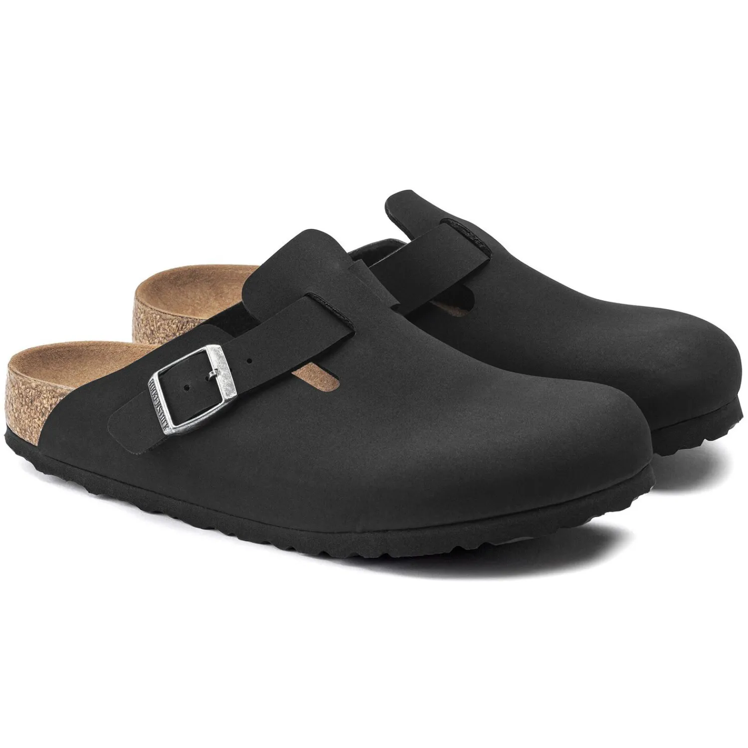New Birkenstock Boston Vegan Black