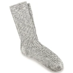 New Birkenstock Chaussettes En Coton Flamme Homme Gray/White