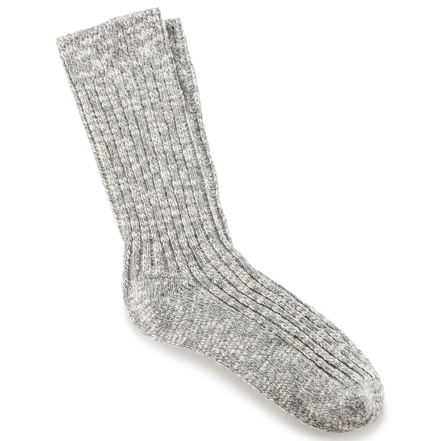 New Birkenstock Chaussettes En Coton Flamme Homme Gray/White