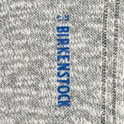 New Birkenstock Chaussettes En Coton Flamme Homme Gray/White