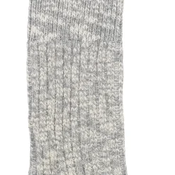 Clearance Birkenstock Chaussettes En Coton Flamme Femme Gray/White