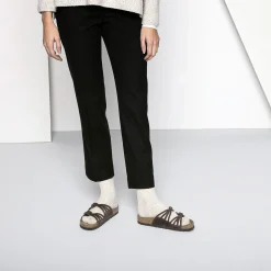 Hot Birkenstock Chaussettes En Coton Flamme Femme Beige/White