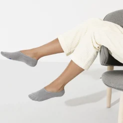 Cheap Birkenstock Chaussettes Invisibles En Coton Bio Femme Mid Gray