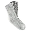 Fashion Birkenstock Coffret Chaussettes Brillantes En Maille Black Gray