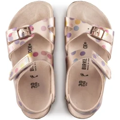 Cheap Birkenstock Colorado Kids Electric Metallic Dots Copper