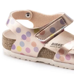 Cheap Birkenstock Colorado Kids Electric Metallic Dots Copper