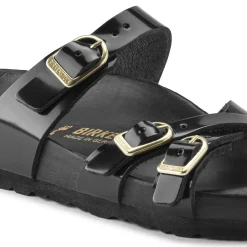 Sale Birkenstock Franca High Shine Black