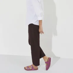 Hot Birkenstock Franca Lit De Pied Souple Dark Fuchsia
