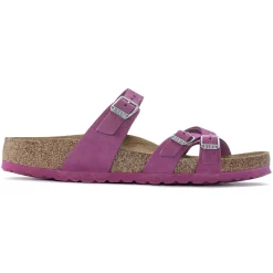 Hot Birkenstock Franca Lit De Pied Souple Dark Fuchsia