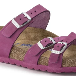 Hot Birkenstock Franca Lit De Pied Souple Dark Fuchsia