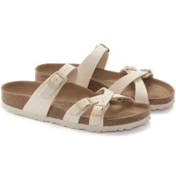 Sale Birkenstock Franca Vegan Canvas Eggshell