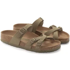 Sale Birkenstock Franca Vegan Faded Khaki