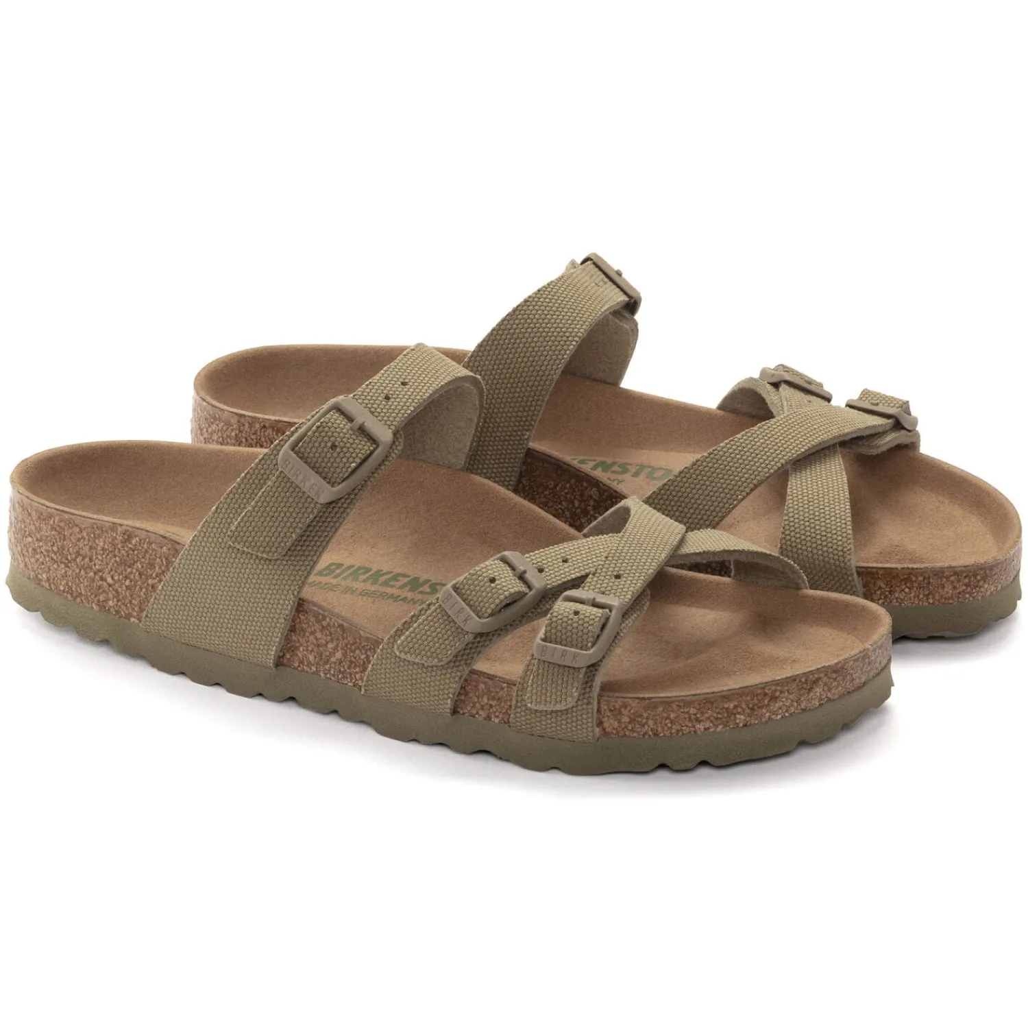 Sale Birkenstock Franca Vegan Faded Khaki