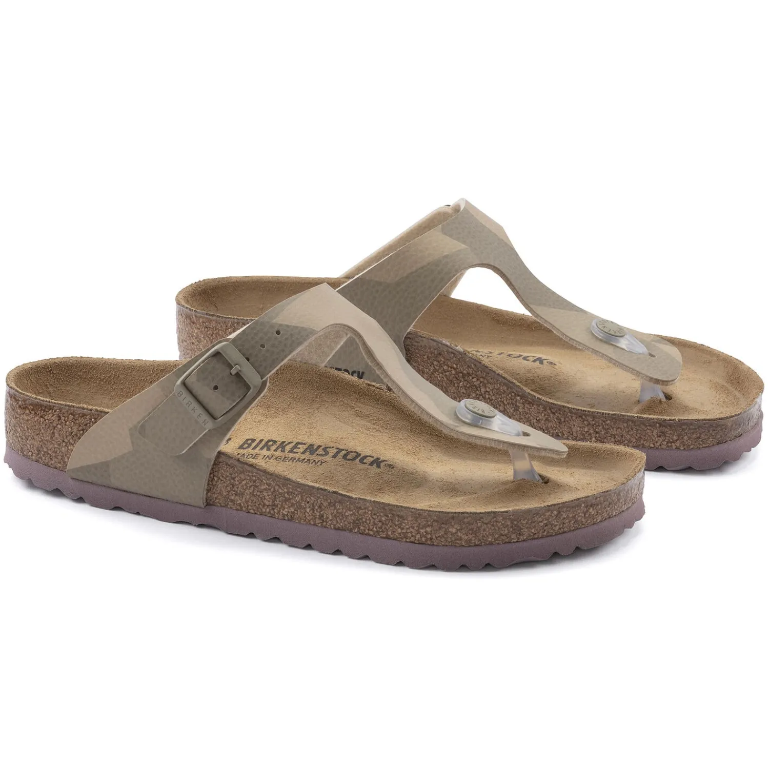 Fashion Birkenstock Gizeh Desert Soil Geo Camo Beige
