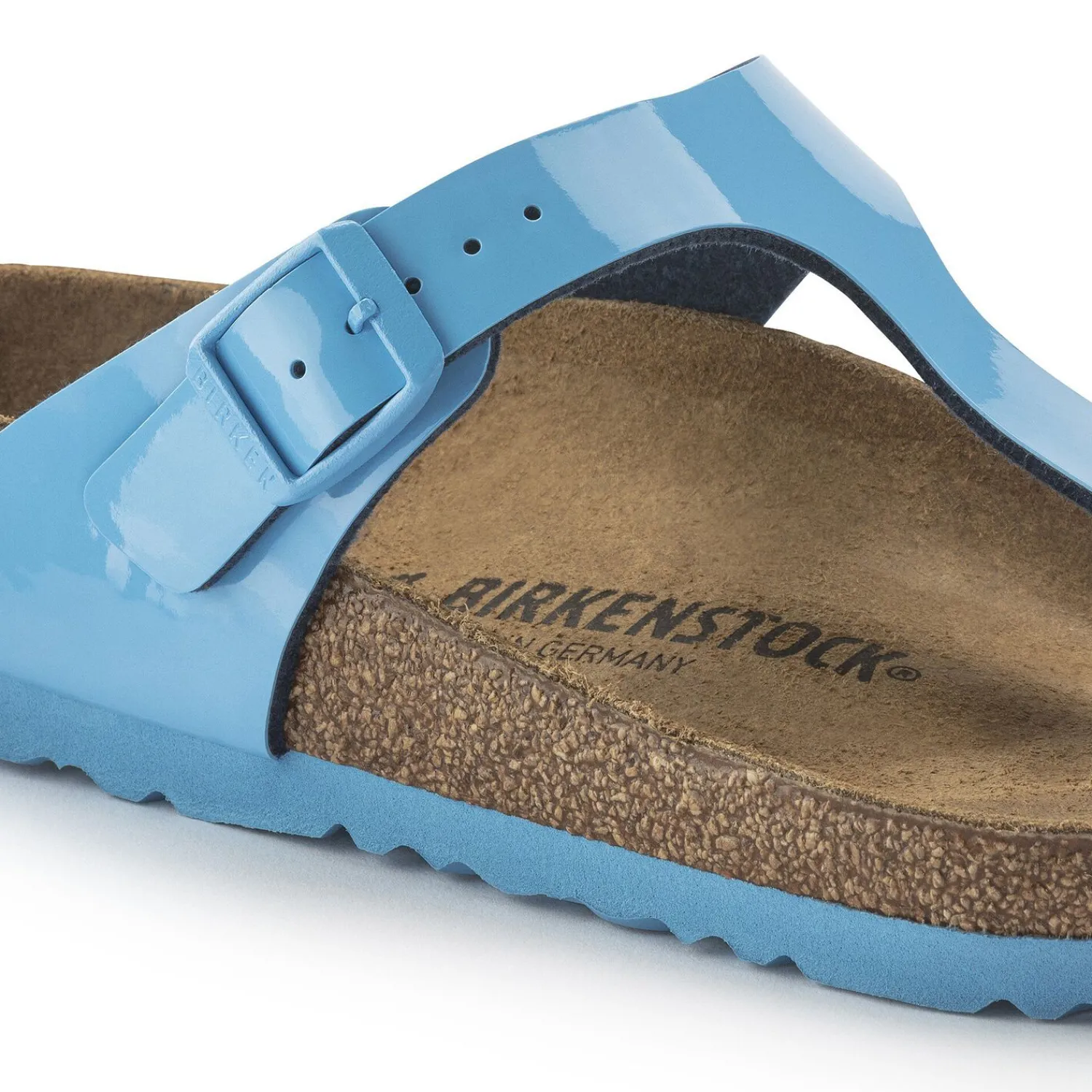 Cheap Birkenstock Gizeh Patent Sky Blue